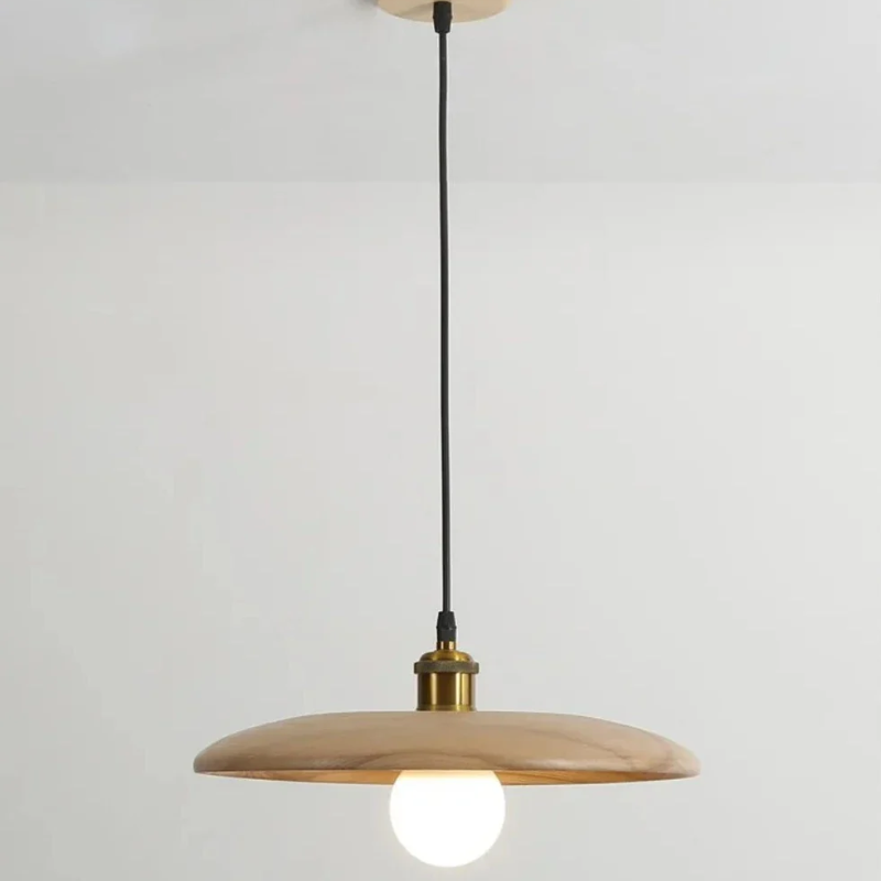 Virena - Nordic Minimalist Wooden LED Hanging Lamp