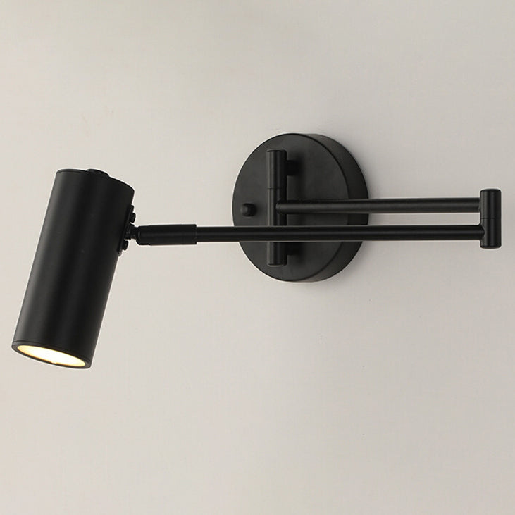 Nordic Minimalist Telescopic Folding Long Pole Wall Sconce Lamp with 1 Light
