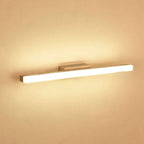Nordic Minimalist Wooden LED Wall Sconce - Long Strip Vanity Light