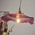 Bela Glass Pendant Light | Flower Shape, Adjustable Length 150 cm
