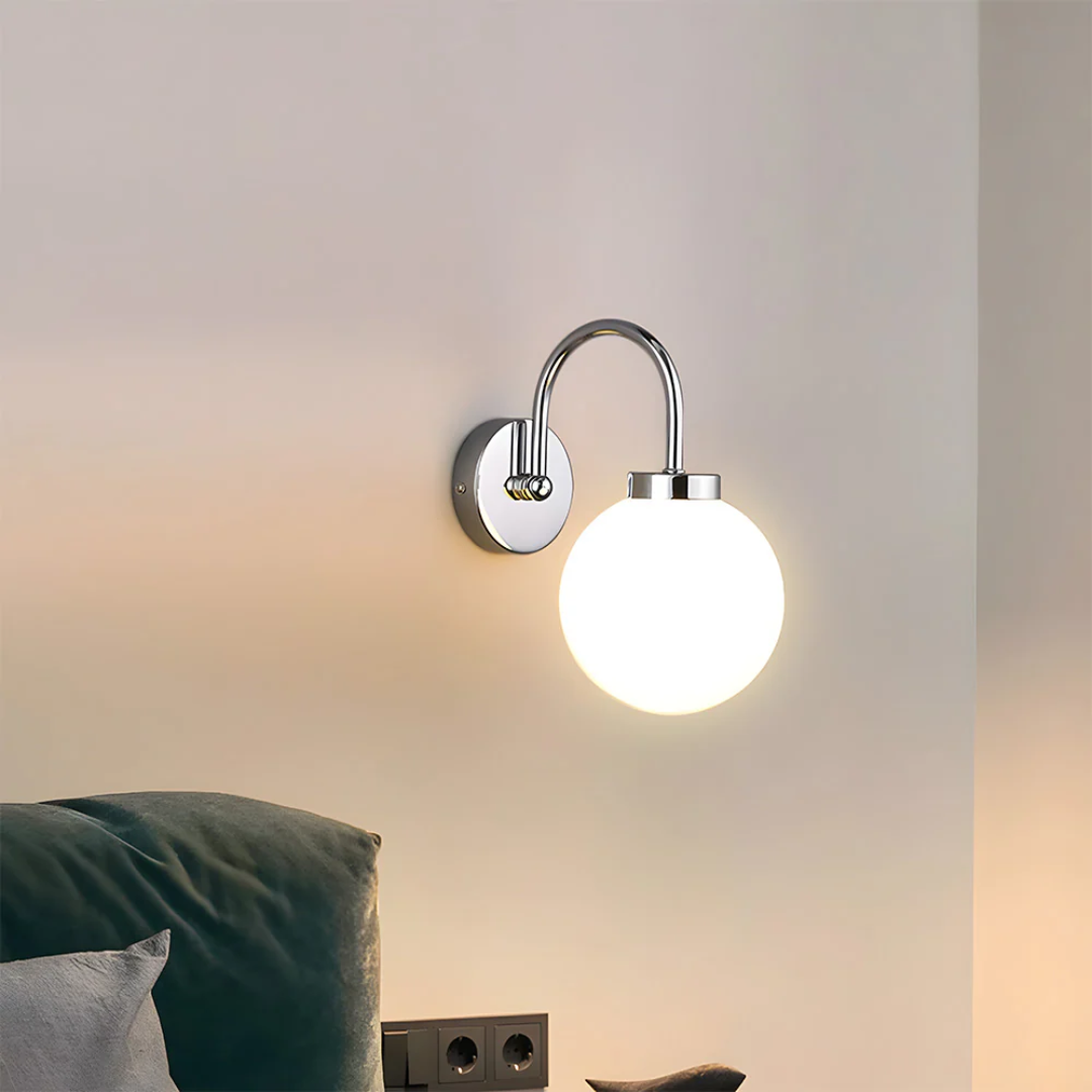 Licinia - Wall Lamp with Glass Globe