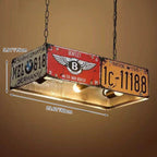 Modern Industrial Square and Rectangular Metal Chandelier with 3/5 Lights for Living Room
