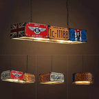 Modern Industrial Square and Rectangular Metal Chandelier with 3/5 Lights for Living Room