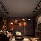5-Light Industrial Maze Pipe Wall Sconce