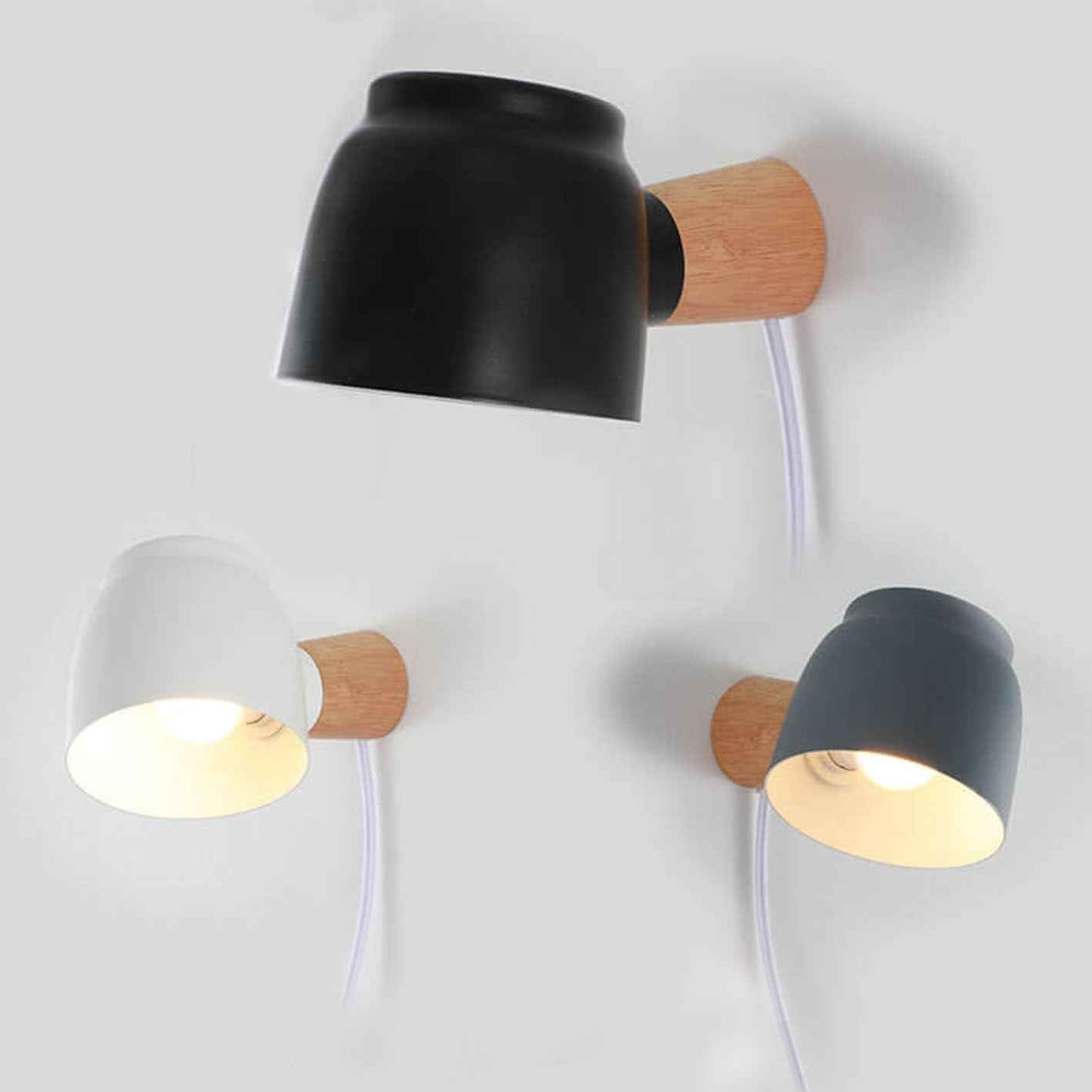 Rotatable Nordic Minimalist Column Barrel Wall Sconce Lamp - 1 Light