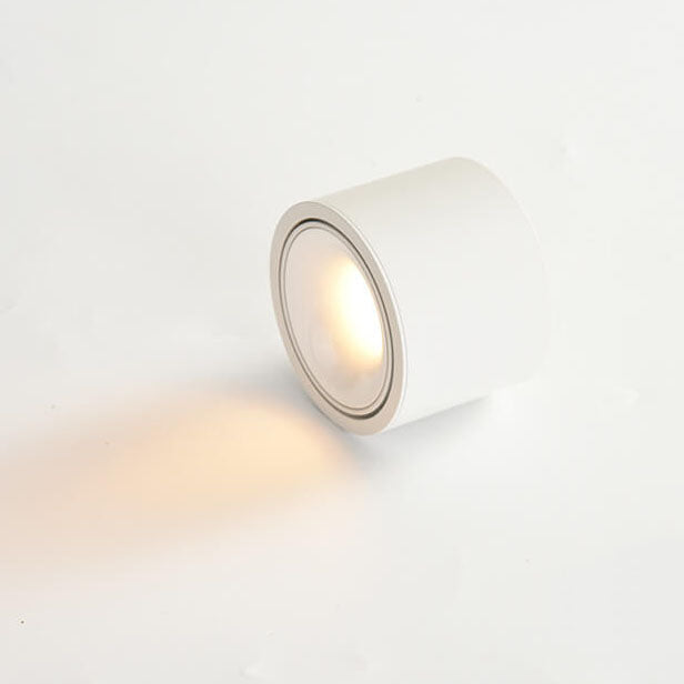 Contemporary Adjustable Round LED Flush Mount Ceiling Spotlight