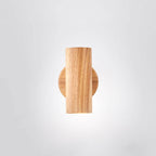 Modern Wooden Cylinder LED Wall Light | 1-Light