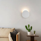 Modern Minimalist Round LED Wall Sconce for Indoor and Outdoor Use
