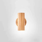 Contemporary Minimalist Wooden Track Spotlight Wall Sconce - Available in 1, 2, or 3 Lights