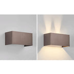 Adjustable Square Flat LED Wall Sconce Lamp in Nordic Minimalist Aluminum Design