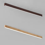 Contemporary Wood Grain Aluminum LED Flush Mount Ceiling Light