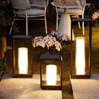 Contemporary Square Stainless Steel Acrylic LED Waterproof Landscape Light for Outdoor Patios