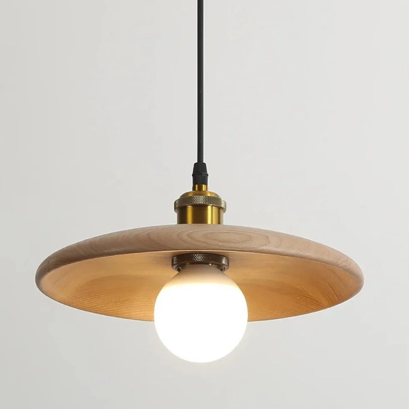 Virena - Nordic Minimalist Wooden LED Hanging Lamp