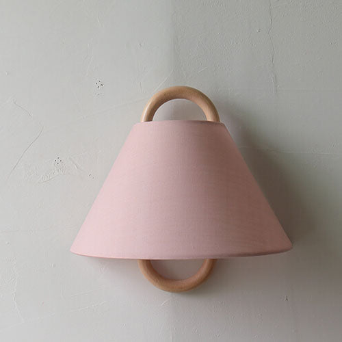 Bela Wall Sconce | Natural Beechwood, Soft Fabric Shade