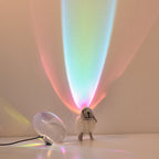 Artistic Crystal Projection Angel Eye LED Desk Lamp