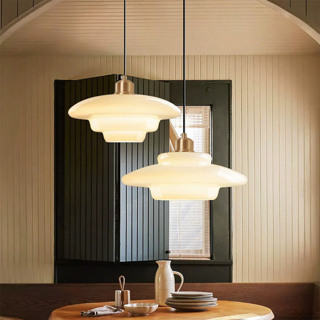 Bello Hanging Lamp | Organic Design, Diffuse Glass Lighting