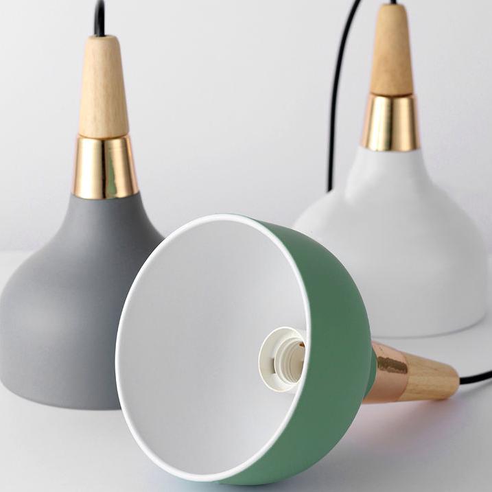 Contemporary Macaron Disc 1-Light Pendant Lamp