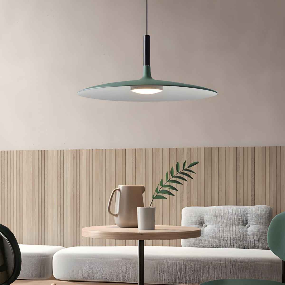 Skiva LED Hanglamp | Ultra-Plat Design, Neutraal Wit Licht