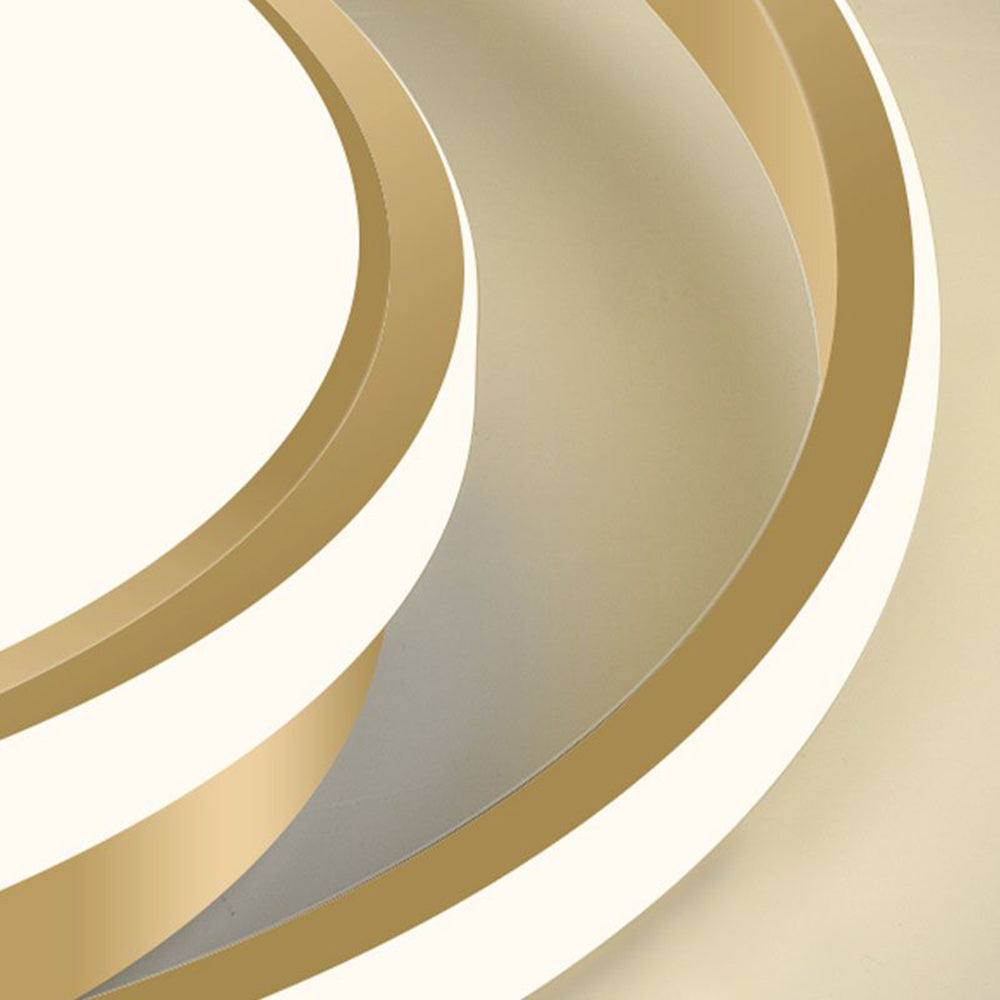 Bello LED Circle Ceiling Light | Modern Gold Flush Mount, Energy-Efficient