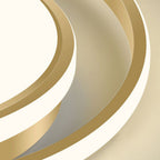 Bello LED Circle Ceiling Light | Modern Gold Flush Mount, Energy-Efficient