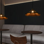 Takumièra - Wabi Sabi Wooden Cone Pendant Lamp