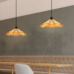 Takumièra - Wabi Sabi Wooden Cone Pendant Lamp