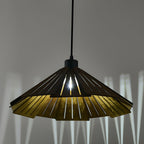 Takumièra - Wabi Sabi Wooden Cone Pendant Lamp