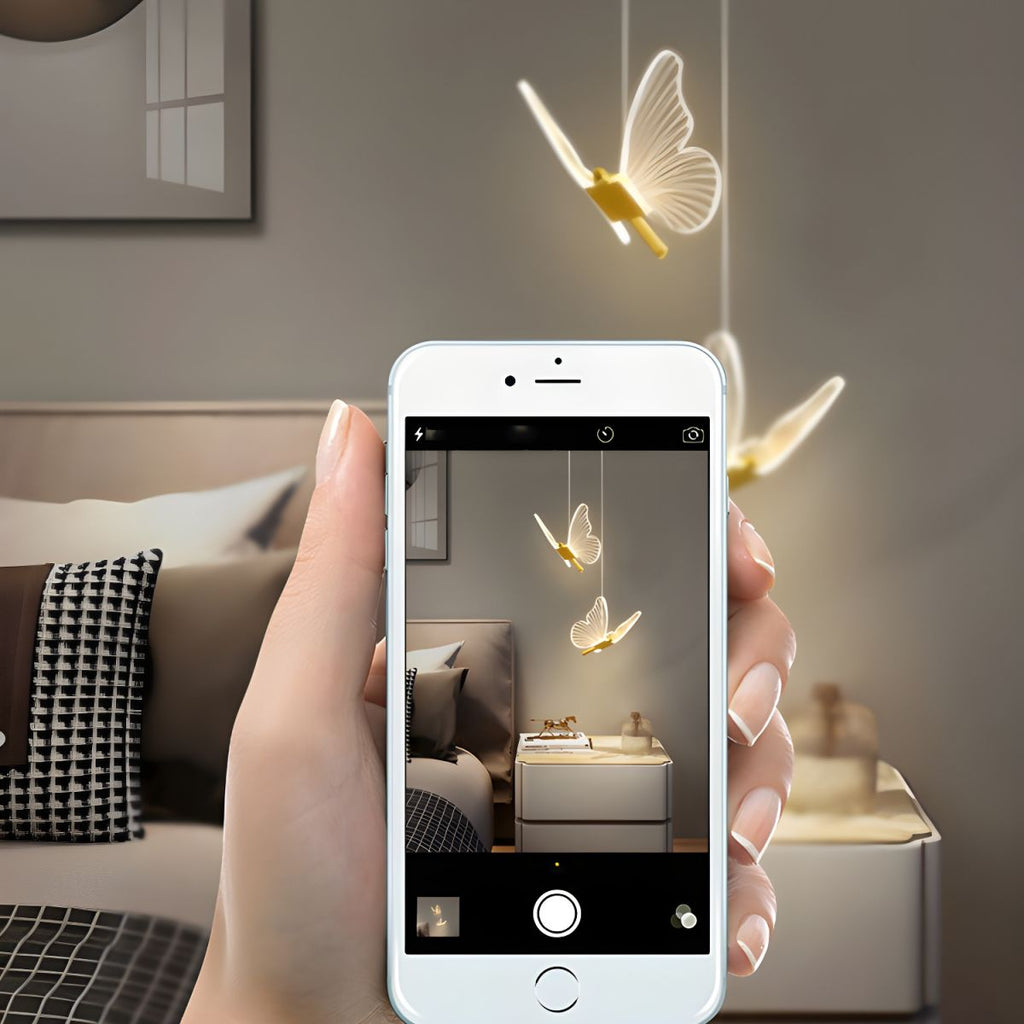 Pyralis - Elegant Hanging Lamp Butterfly Design for Living Room and Children's Room