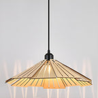 Takumièra - Wabi Sabi Wooden Cone Pendant Lamp