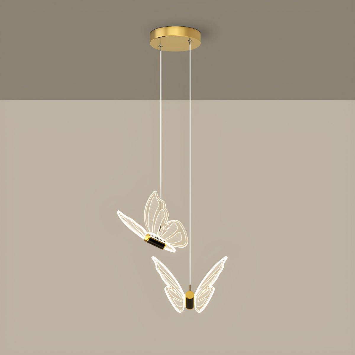 Pyralis - Elegant Hanging Lamp Butterfly Design for Living Room and Children's Room