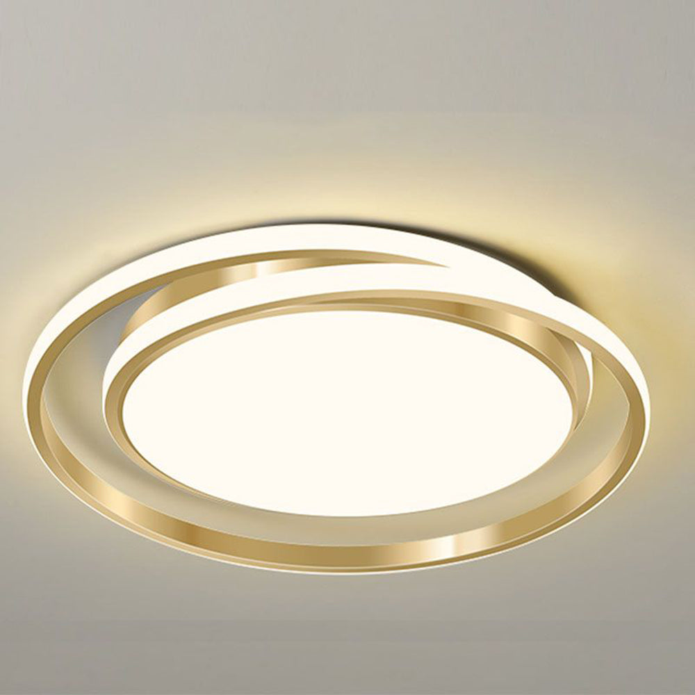 Bello LED Circle Ceiling Light | Modern Gold Flush Mount, Energy-Efficient