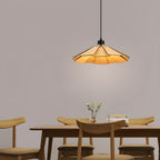 Takumièra - Wabi Sabi Wooden Cone Pendant Lamp