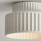 Bela Compacte Plafondlamp | Duurzaam Hars, Retro Ontwerp