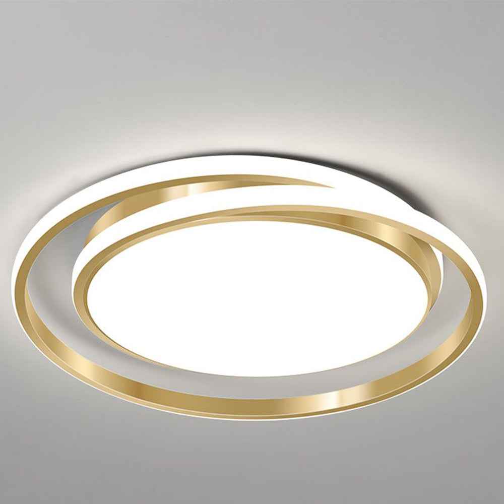 Bello LED Circle Ceiling Light | Modern Gold Flush Mount, Energy-Efficient