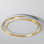 Bello LED Circle Ceiling Light | Modern Gold Flush Mount, Energy-Efficient
