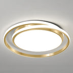 Bello LED Circle Ceiling Light | Modern Gold Flush Mount, Energy-Efficient