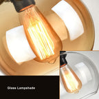 Vintage-Inspired Rope Hanging Single Glass Globe Pendant Light