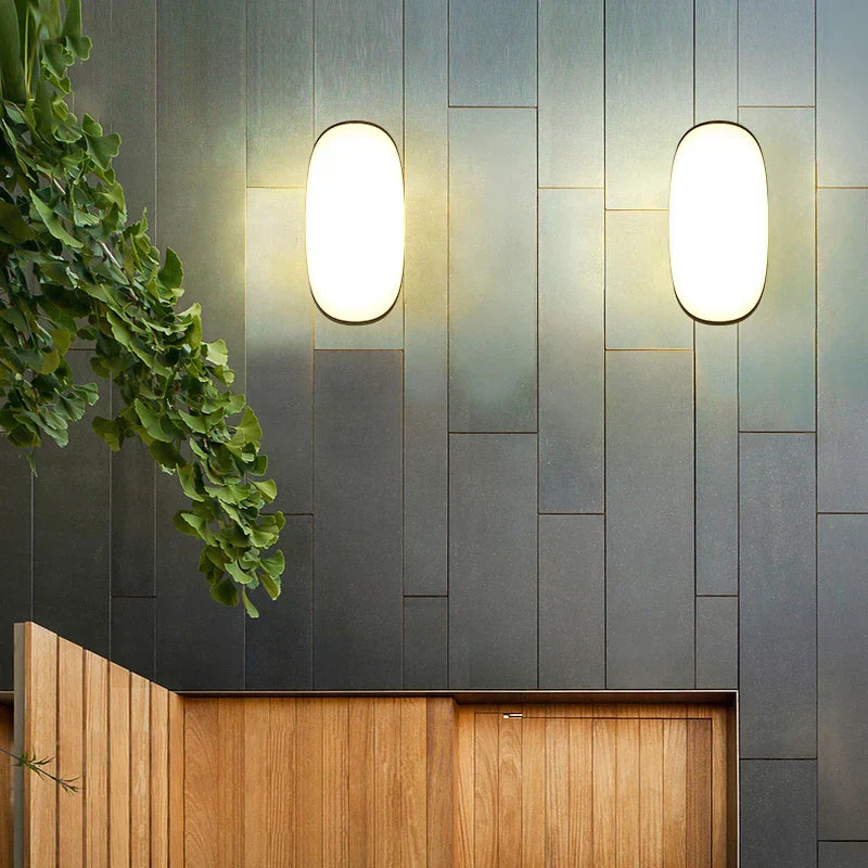 Astyra - Outdoor Wall Lamp LED Waterproof IP65 Black Modern