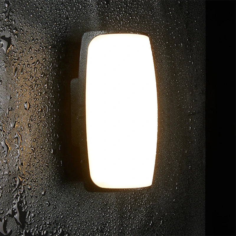 Astyra - Outdoor Wall Lamp LED Waterproof IP65 Black Modern