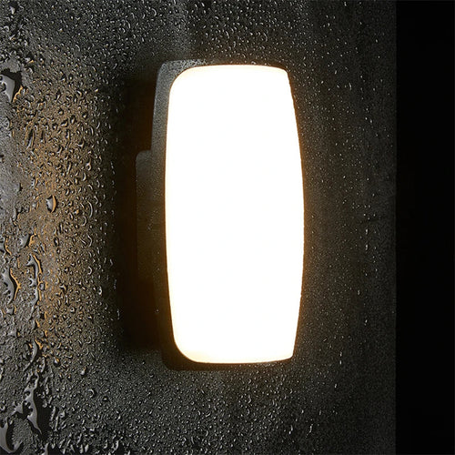 Astyra - Outdoor Wall Lamp LED Waterproof IP65 Black Modern