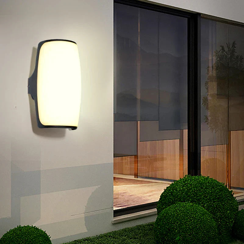 Astyra - Outdoor Wall Lamp LED Waterproof IP65 Black Modern