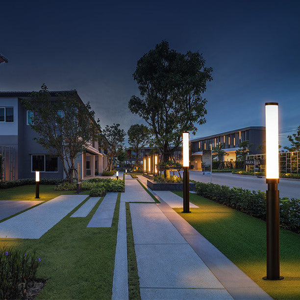 Contemporary Acrylic Waterproof LED Outdoor Lawn Lamp with Creative Lipstick Design