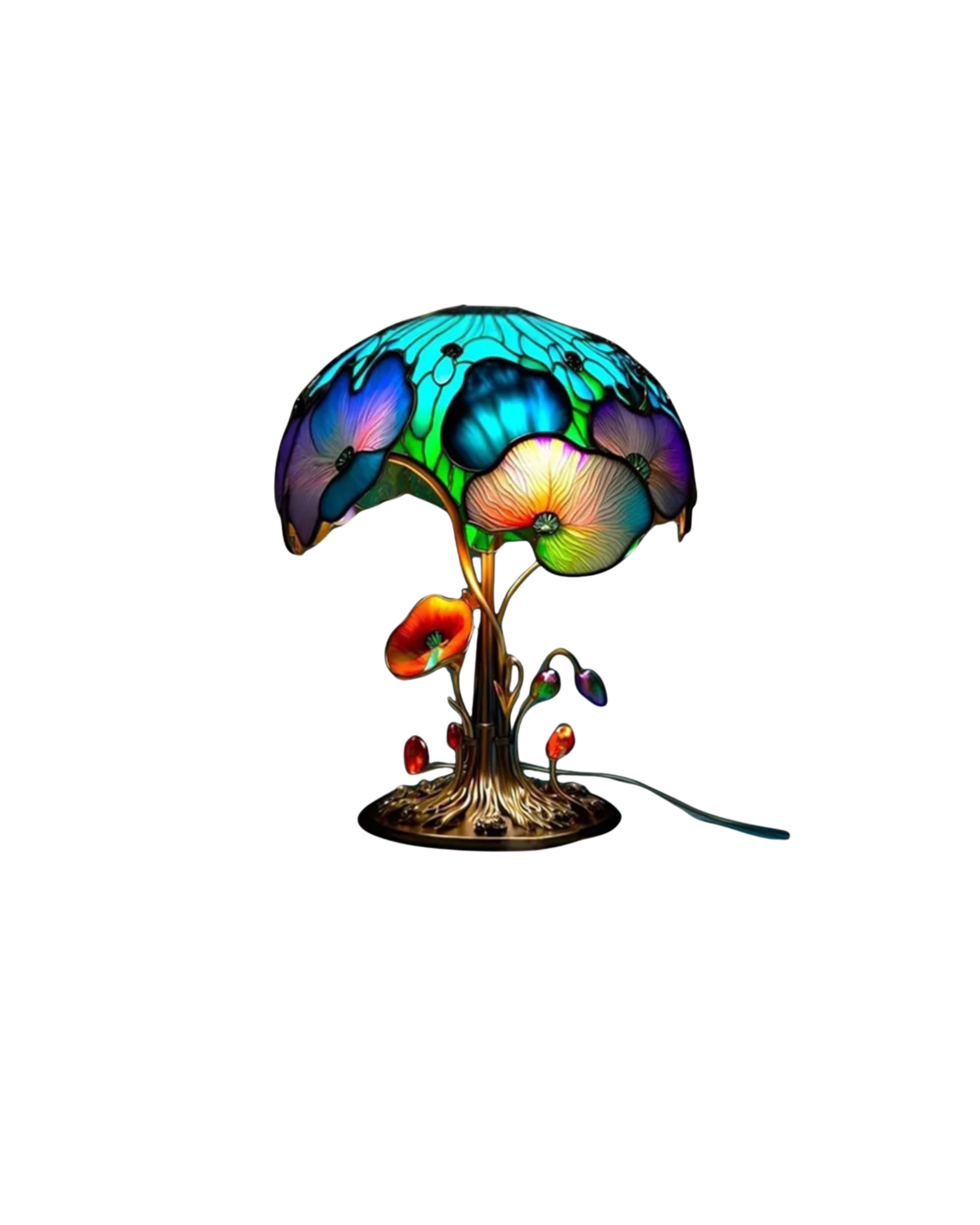 Vintage Mushroom Table Lamp LED 1-Light