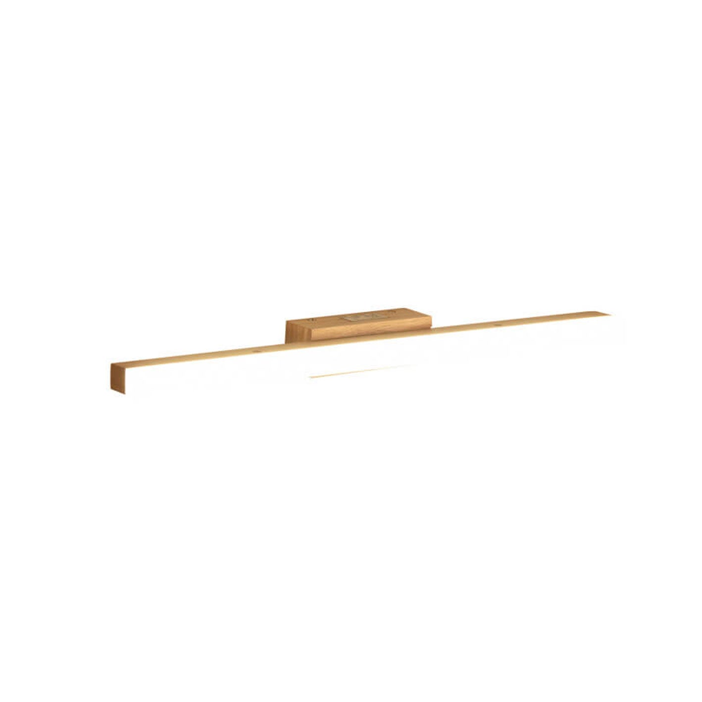Nordic Minimalist Wooden LED Wall Sconce - Long Strip Vanity Light