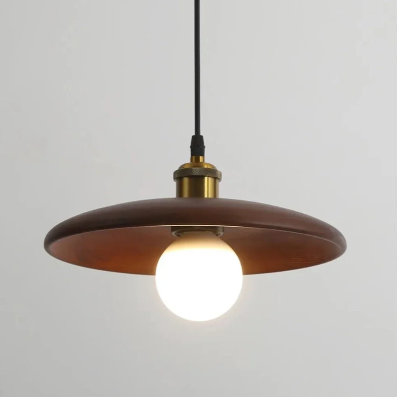 Virena - Nordic Minimalist Wooden LED Hanging Lamp