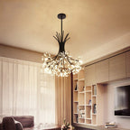 Chandeliers with Crystal Dandelion Shades - 13 to 19 Lights