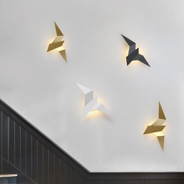 Contemporary Artistic Bird-Inspired 1-Light LED Wall Sconce