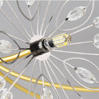 Chandeliers with Crystal Dandelion Shades - 13 to 19 Lights