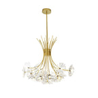 Chandeliers with Crystal Dandelion Shades - 13 to 19 Lights