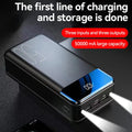 Velindra - 50000mAh Powerbank with High Capacity and Fast Charging for Phone, Tablet, and Laptop